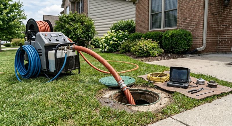 Sewer Line Unclogging in Columbus, OH
